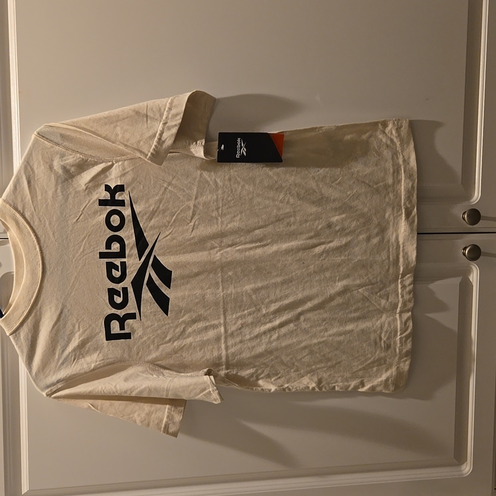 Reebok  Classic Cream Logo T-shirt